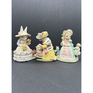 Lot Of 3 Resin Figurines - International Resourcing's Victorian Coll.  1994 #111